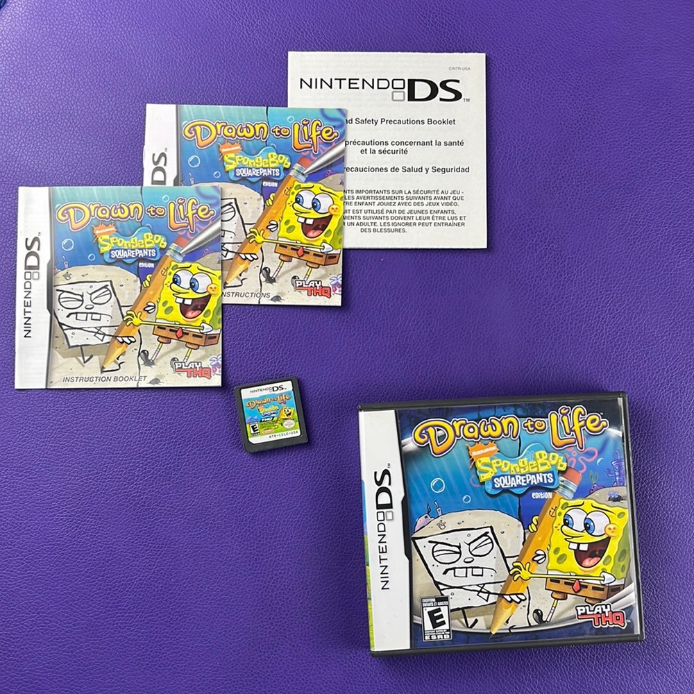 Drawn to Life - SpongeBob SquarePants Edition (Nintendo DS, 2008) | CIB